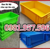 4 Khay linh kiện chữ nhật, hộp nhựa công nghiệp có nắp, khay có nắp