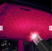 1 Đèn led chiếu trần xe ô tô cắm USB tiện lợi tạo bầu trời sao GIÁ CHỈ 29K