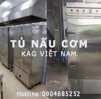 Tủ hấp cơm công nghiệp 12 khay  50kg/mẻ  bằng điện tự động