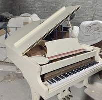 1 Đàn piano cơ Grand  đàn 3 chân  SAMICK - Màu trắng