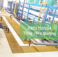 4 Lót sàn nhựa composite frp grating kháng hóa chất chuyên cho nhà máy,