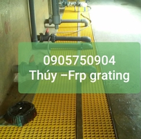 3 Lót sàn nhựa composite frp grating kháng hóa chất chuyên cho nhà máy,