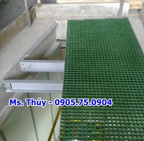 6 Fiberglass grating, frp kháng hóa chất, sàn thao tác, sàn lót