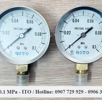 1 Áp kế đo áp suất gas 0.1 MPa ITO