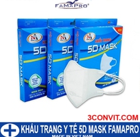 1 Hộp 10 chiếc khẩu trang y tế 5D MASK FAMAPRO