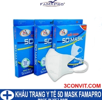 3 Hộp 10 chiếc khẩu trang y tế 5D MASK FAMAPRO