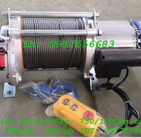 Tời điện đa năng Kawasaki 300/600kg, 500/1000kg 750/1500kg, 1000/2000kg tốc độ nhanh 20m/ph, 30m/ph