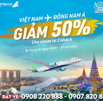 Bamboo giảm đến 50 giá vé chặng Đông Nam Á