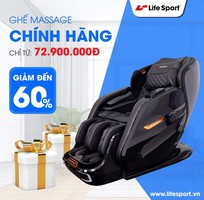 SALE SỐC 60% Tặng 1 máy chạy bộ khi mua ghế massage Lifesport ls699