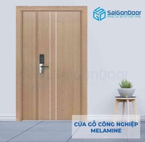 Cấu tạo cửa gỗ công nghiệp HDF melamine