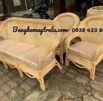 Bàn ghế sofa mây lưới mắt cáo