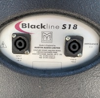 4 Súp hơi MARTIN AUDIO Blackline S18 bát 50 bãi xịn