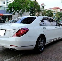 Mercedes s400l 2016 trắng nội thất nâu