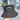 Mũ Bucket unisex vải dù thêu họa tiết mặt cười màu đen 
