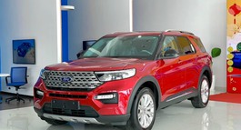 FORD EXPLORER MÀU ĐỎ ĐI TẾT, TẶNG PHỦ CERAMIC