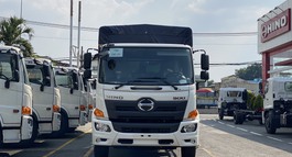 HINO 3 CHÂN 15 TẤN CẦU LẾT THÙNG MUI BẠT BỬNG NHÔM DÀI 9M45