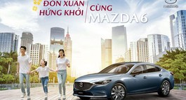 NEW MAZDA 6 ƯU ĐÃI CỤC KHỦNG LÊN ĐẾN 60TR TIỀN MẶT, TẶNG BẢO HIỂM THÂN VỎ VÀ PHỤ KIỆN CAO CẤP.