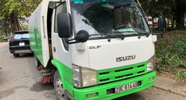 CHÍNH CHỦ CẦN BÁN XE HÚT BỤI ĐƯỜNG ISUZU TẠI CHÂN CẦU VƯỢT CỔ BI - GIA LÂM - HÀ NỘI