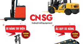 GIẢM SỐC  XE NÂNG ĐIỆN ĐỨNG LÁI CNSG