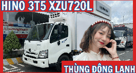 XE TẢI HINO 3T5 XZU720L THÙNG ĐÔNG LẠNH BẢO ÔN CHẤT LƯỢNG GIÁ TỐT 2023