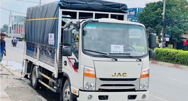 BÁN XE TẢI JAC N350S - XE JAC N350S. GIÁ XE TẢI JAC N350S THÙNG BẠT 4M4 2023