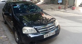 BÁN XE LACETTI EX 2009, SỐ SÀN, MÀU ĐEN