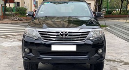 BÁN XE TOYOTA FORTUNER 2015, SỐ TỰ ĐỘNG, MÁY XĂNG, MÀU ĐEN.