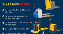 TOP 5 XE NÂNG TAY ĐIỆN GIÁ RẺ DƯỚI 40 TRIỆU