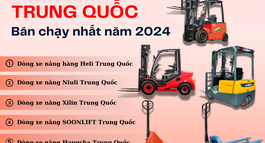 TOP 5 THƯƠNG HIỆU XE NÂNG TRUNG QUỐC BÁN CHẠY NHẤT NĂM 2024