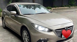 MAZDA 3 - 1.5 AT MÀU VÀNG CÁT ĐI 93.000KM, SẢN XUẤT 2016 TÊN CÁ NHÂN.