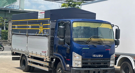 BÁN XE TẢI ISUZU QKR270 2T5 THÙNG BẠT INOX BỬNG NHÔM