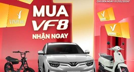 ƯU ĐÃI HẤP DẪN, NGẬP TRÀN QUÀ TẶNG CÙNG VF8