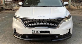 KIA CARNIVAL MÀU TRẮNG, XE GIA ĐÌNH 8 CHỖ RỘNG RÃI, PHÙ HỢP GIA ĐÌNH.