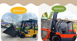 SO SÁNH XE NÂNG TOYOTA VÀ KOMATSU   NÊN CHỌN DÒNG XE NÀO PHÙ HỢP