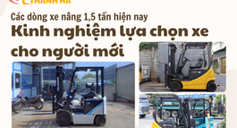 XE NÂNG 1,5 TẤN   LỰA CHỌN PHÙ HỢP CHO KHO XƯỞNG