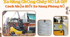 XE NÂNG CHỐNG CHÁY NỔ LÀ GÌ  CÁCH NHẬN BIẾT XE NÂNG PHÒNG NỔ