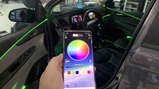 Led viền nội thất ô tô nâng cấp xe sang 