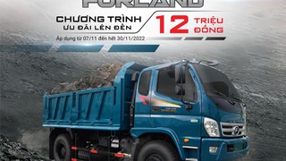 Ưu đãi đặc biệt khi mua xe ben Forland tại Hải Phòng 