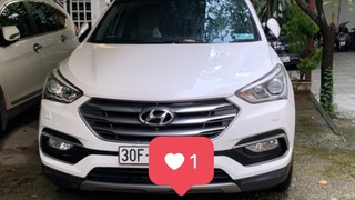 Chính chủ bán xe Santafe 2018  Màu trắng  bản full cao cấp ,cửa sổ trời 