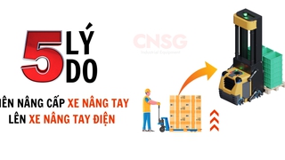 5 lý do nên nâng cấp xe nâng tay lên xe nâng tay điện 