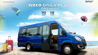 IVECO DAILY PLUS   mini bus cao cấp 16 19 chỗ 