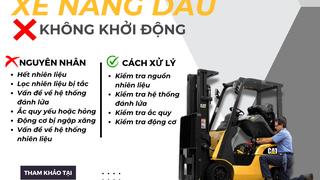 Cách xử lý xe nâng dầu không khởi động được 