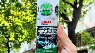 Khử mùi, diệt nấm mốc dàn lạnh ô tô thế hệ mới   Sonax a/c cleaner Air...