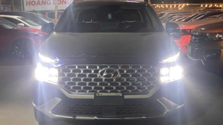 SANTAFE 2022 màu xanh cavansite 