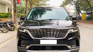 Bán xe Kia Carnival 2022 Signature 2.2D Full dầu, màu đen. 