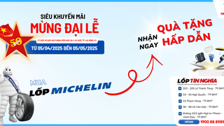 Mua lốp MICHELIN chính hãng nhận ngay quà tặng hấp dẫn 