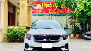 Bán xe Kia Seltos 2024 1.6 Luxury, màu trắng. 