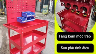 XE ĐẨY 3 NGĂN dùng để đồ nghề sửa chữa 