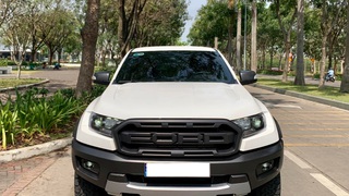 Bán xe Ford Ranger Raptor 2.0L 4x4 AT 2022, màu trắng. 