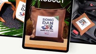 Nano Khử Mùi ô tô, phòng ngủ, tủ lạnh, giầy   Song Đan 